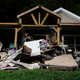 Kathy Hall empties out her house in Hindman, Kentucky after floodwaters swept through.